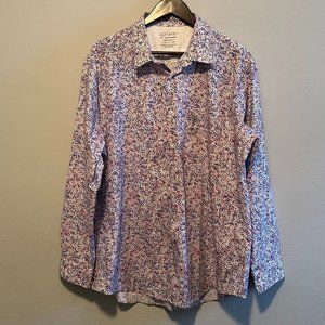 NWOT Calvin Klein Button-Up Long Sleeve Dress Shirt Extreme Slim-Fit Size XL